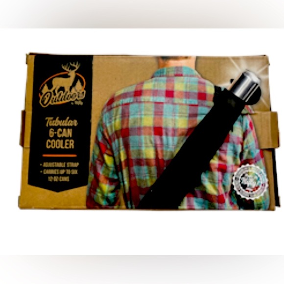 🆕 NEW Tubular 6 Can Cooler Sling - Picture 1 of 4